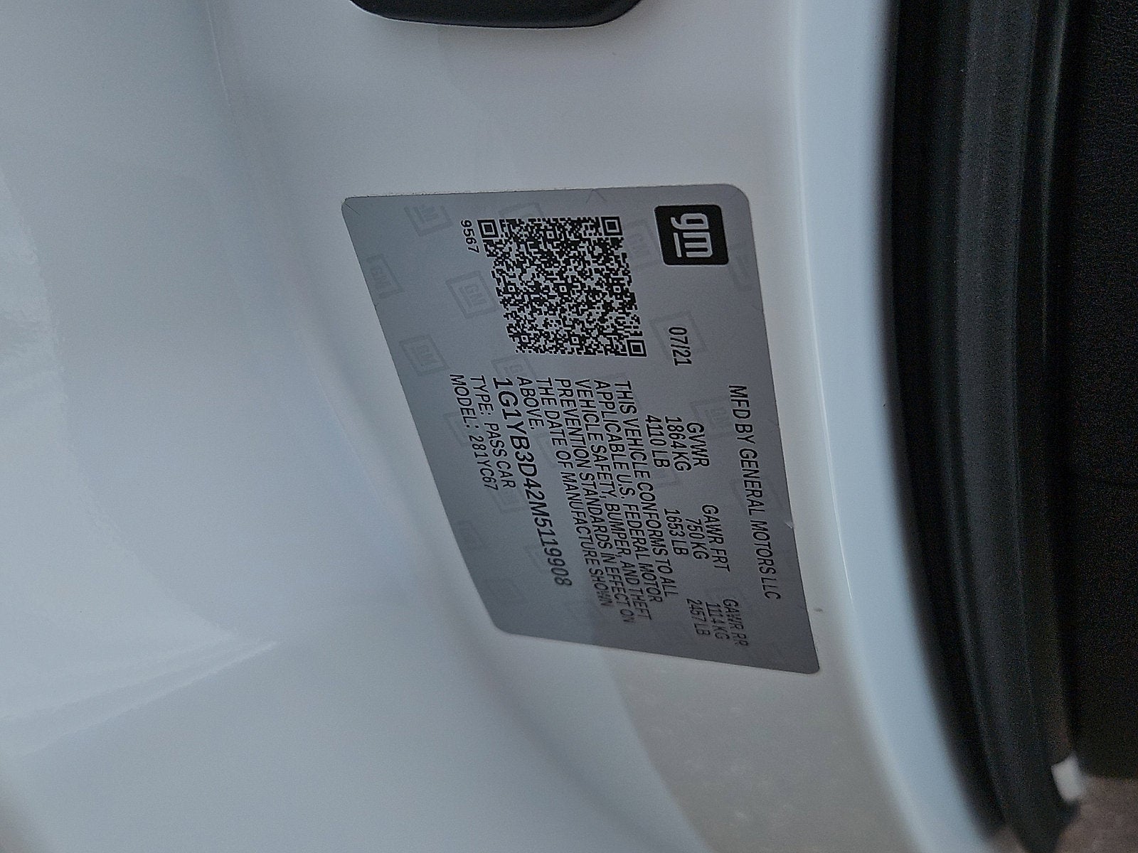 2021 Chevrolet Corvette Stingray 2LT