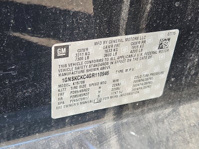 2016 Chevrolet Tahoe LTZ