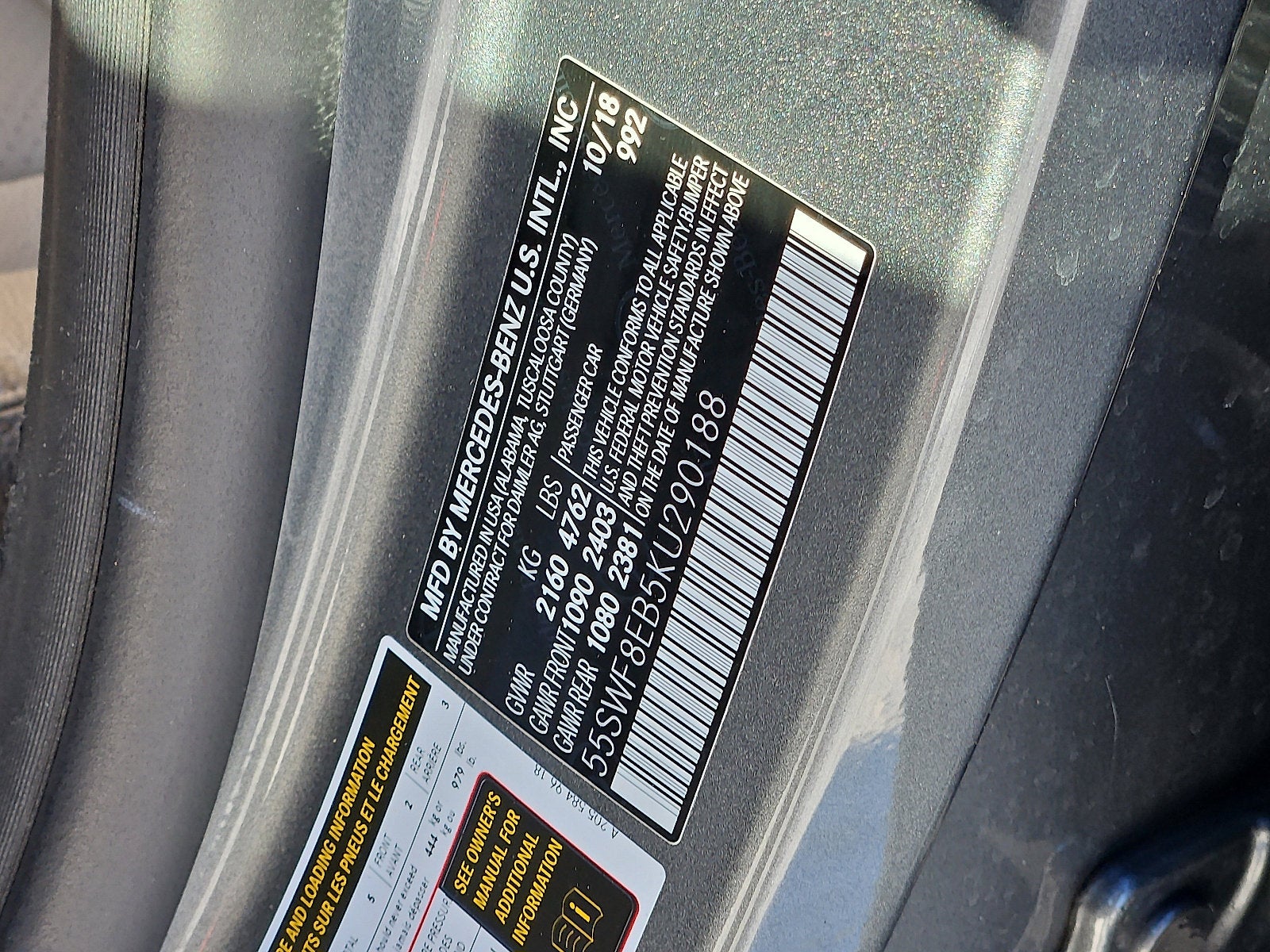 2019 Mercedes-Benz C-Class C 300