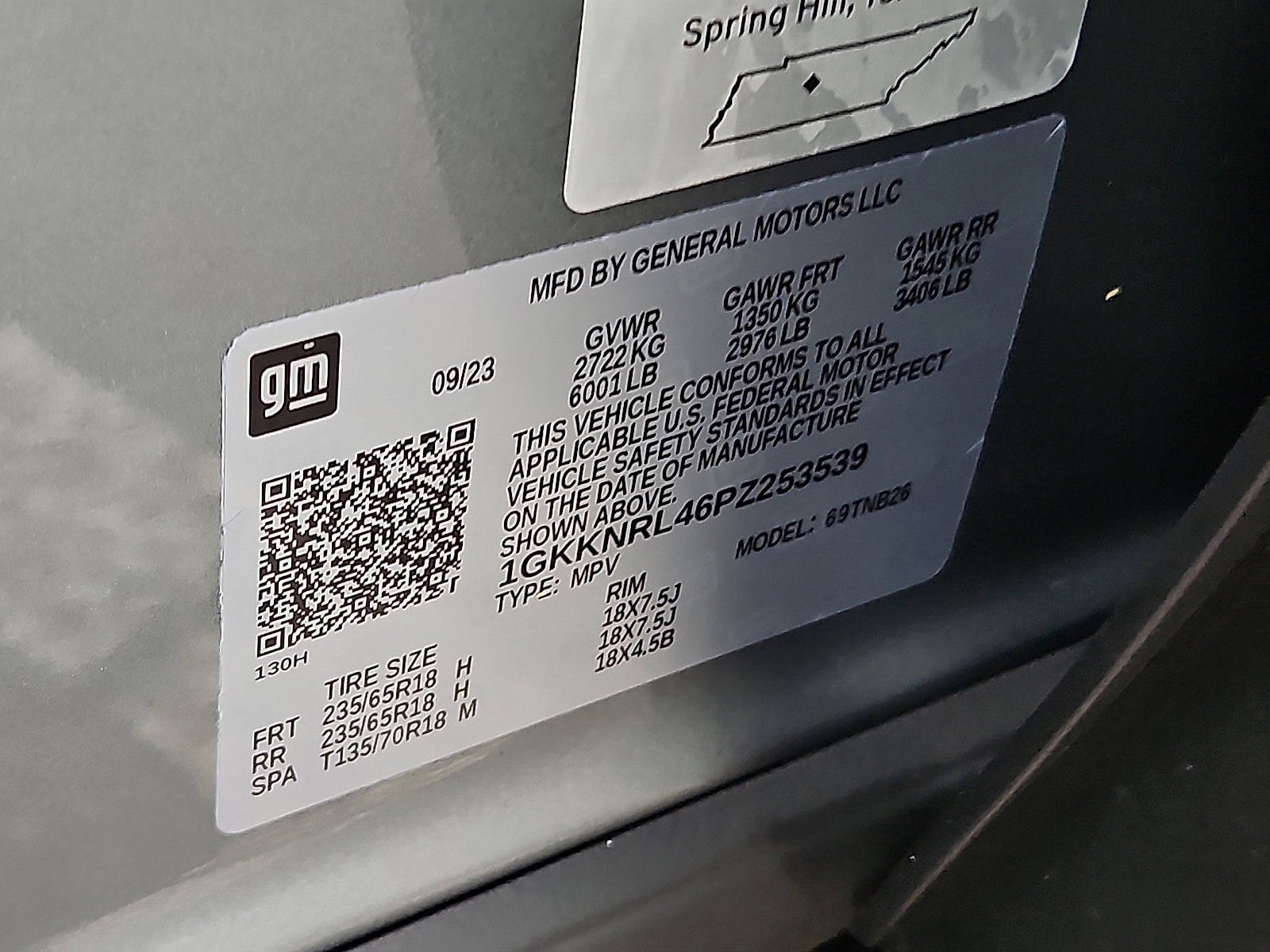 2023 GMC Acadia SLE