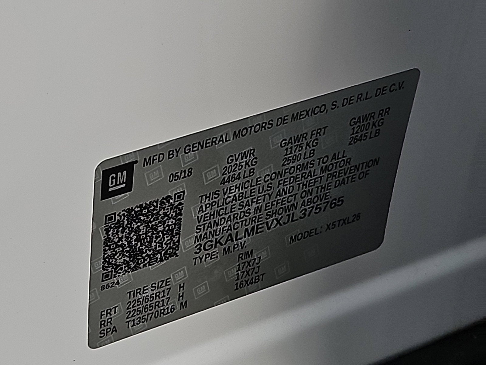 2018 GMC Terrain SLE