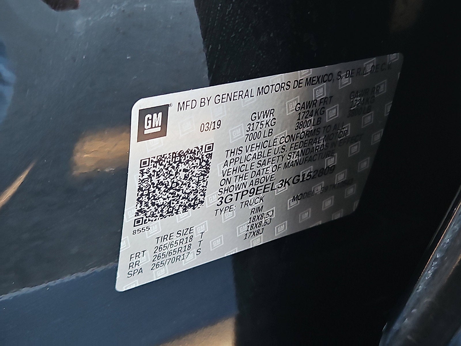 2019 GMC Sierra 1500 AT4