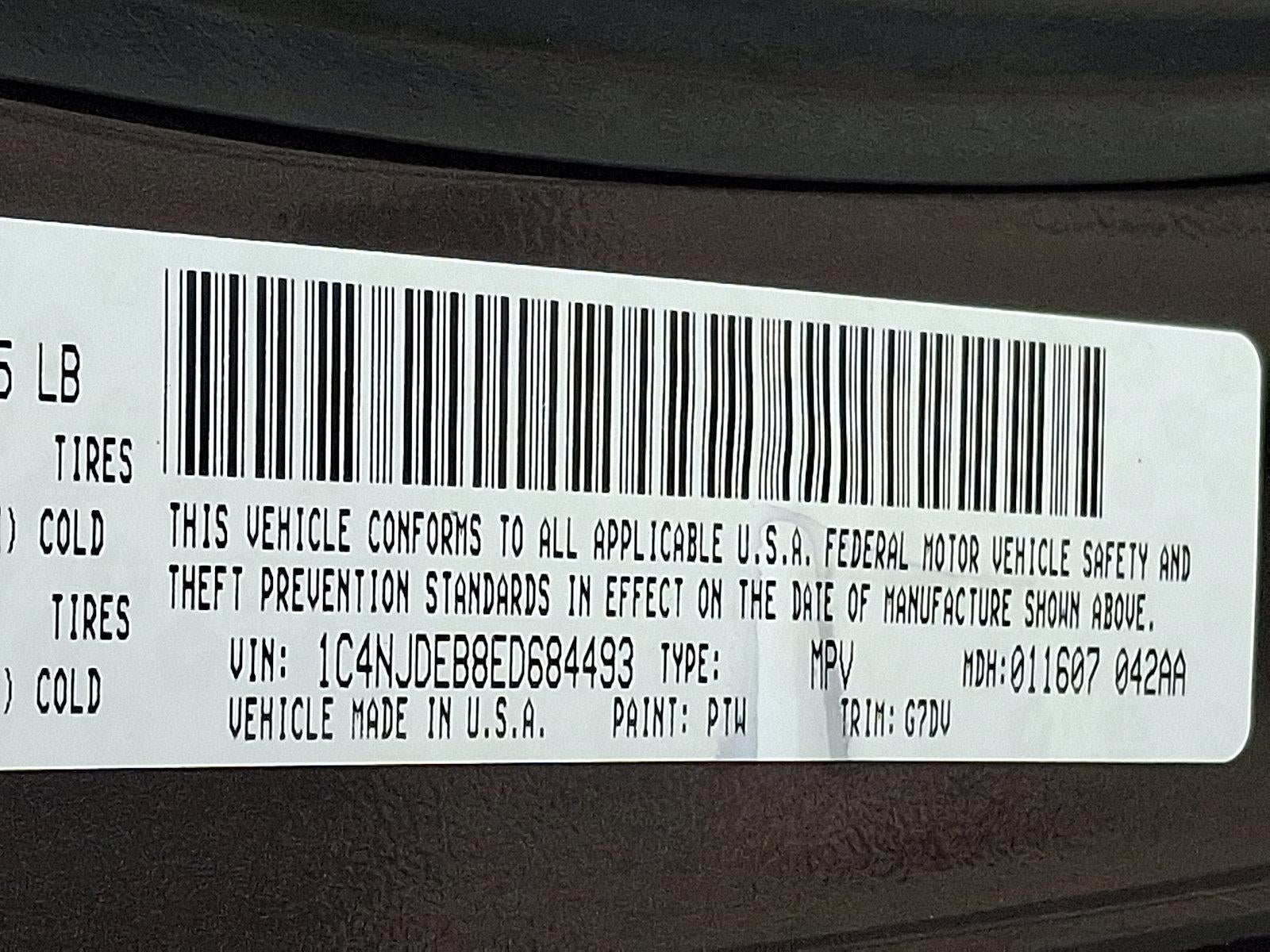 2014 Jeep Compass 4WD 4dr Latitude