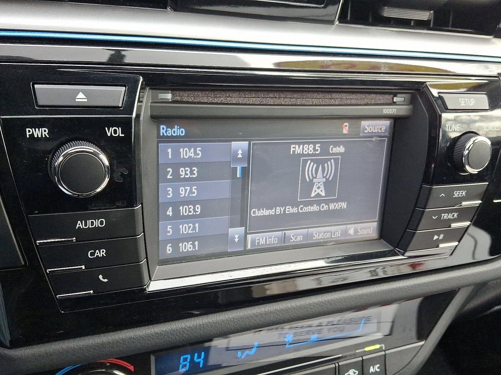 2016 Toyota Corolla 4dr Sdn CVT Auto S (SE)