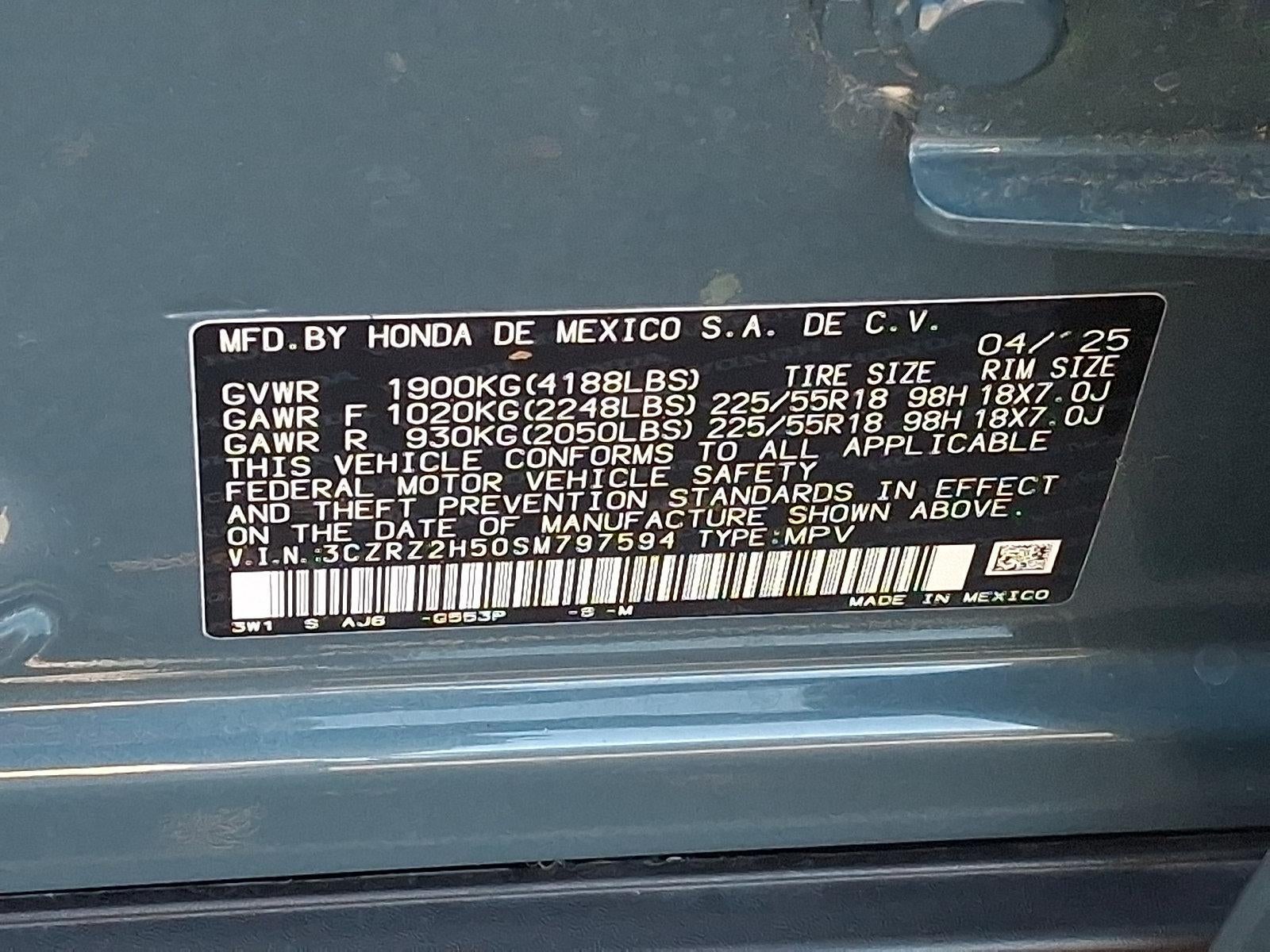 2025 Honda HR-V Sport AWD CVT