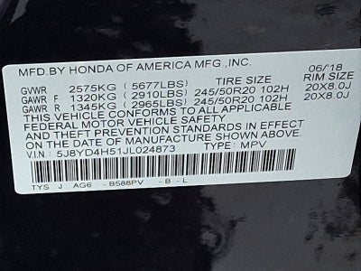 2018 Acura MDX SH-AWD w/Technology Pkg