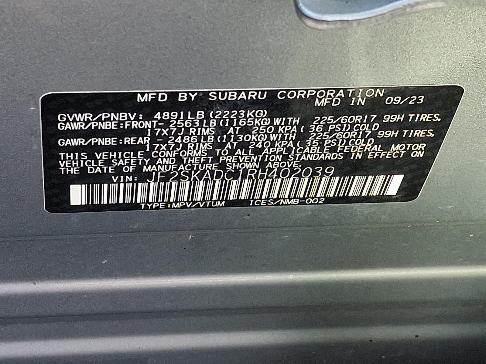 2024 Subaru Forester Premium AWD