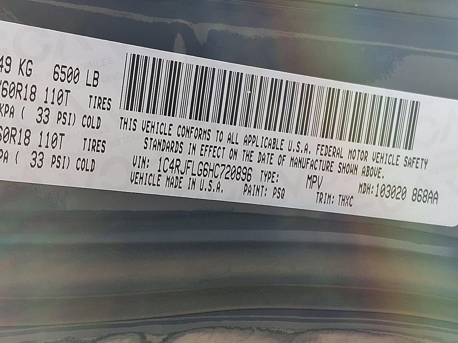 2017 Jeep Grand Cherokee Trailhawk 4x4