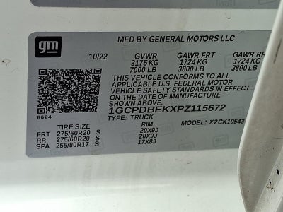 2023 Chevrolet Silverado 1500 Crew Cab Short Box 4-Wheel Drive Custom