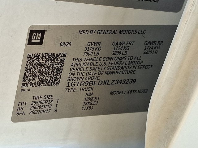 2020 GMC Sierra 1500 SLE