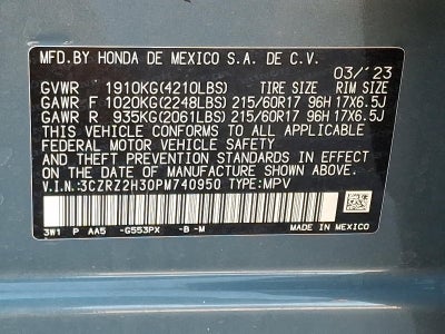2023 Honda HR-V LX AWD CVT