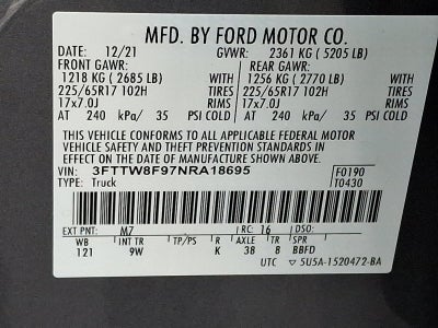 2022 Ford Maverick XL AWD SuperCrew