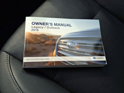 2016 Subaru Outback 2.5i Limited PZEV