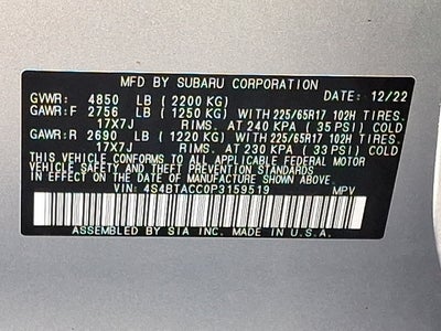 2023 Subaru Outback Premium CVT
