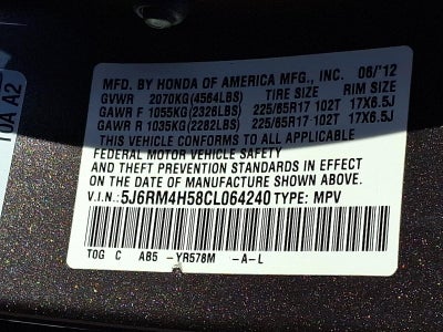2012 Honda CR-V EX AWD