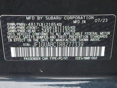2024 Subaru Impreza AWD