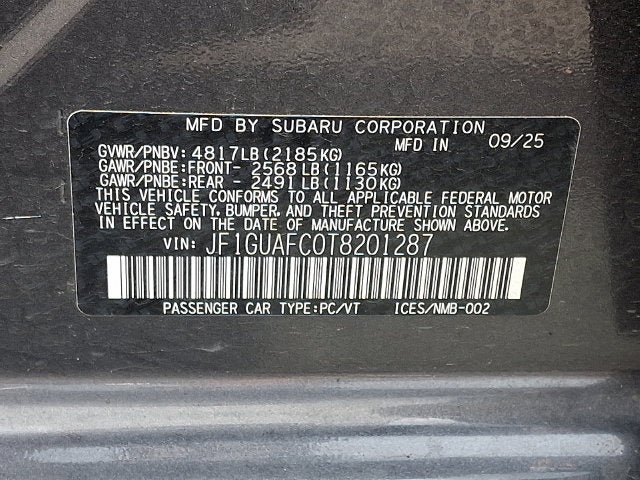 2026 Subaru Impreza Sport