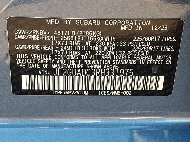 2024 Subaru Crosstrek Premium
