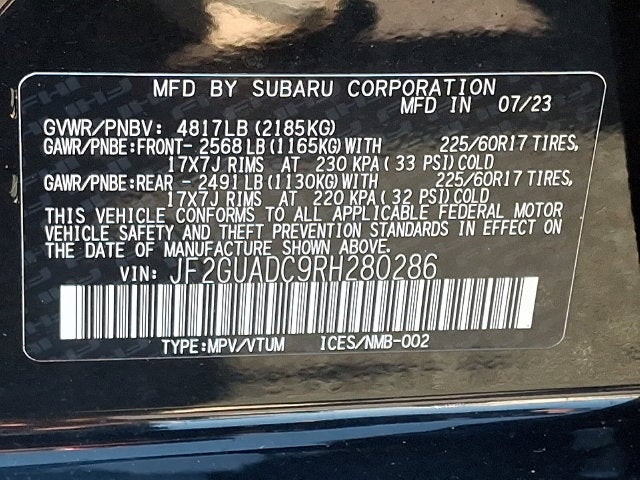2024 Subaru Crosstrek Premium