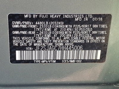 2017 Subaru Forester 2.5i Premium CVT