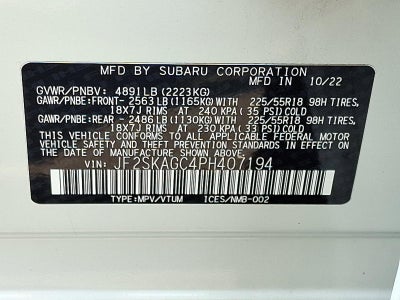 2023 Subaru Forester Sport CVT