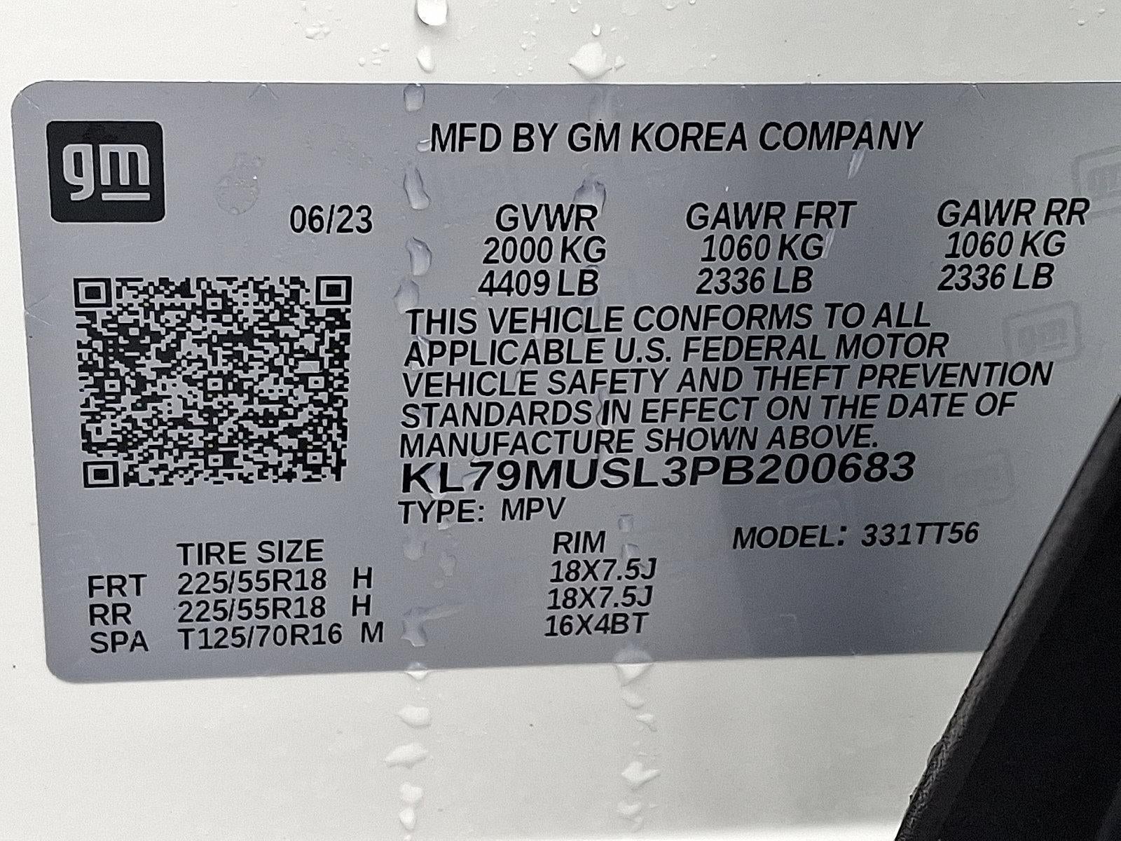 2023 Chevrolet Trailblazer AWD 4dr RS