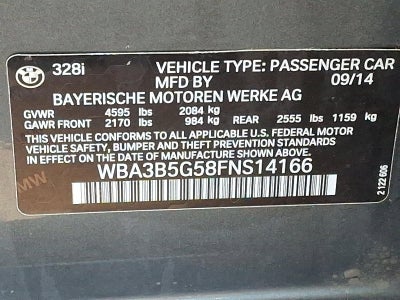 2015 BMW 328i xDrive Sedan