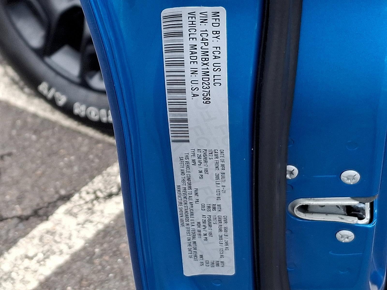 2021 Jeep Cherokee Trailhawk 4x4