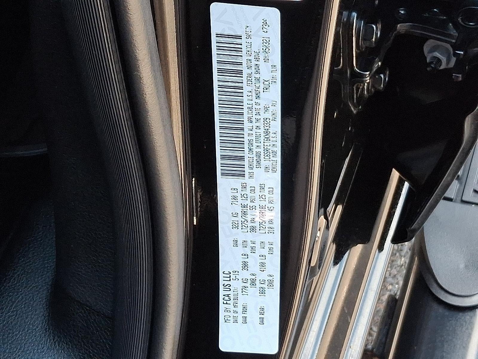 2019 RAM 1500 Rebel 4x4 Quad Cab 6'4" Box