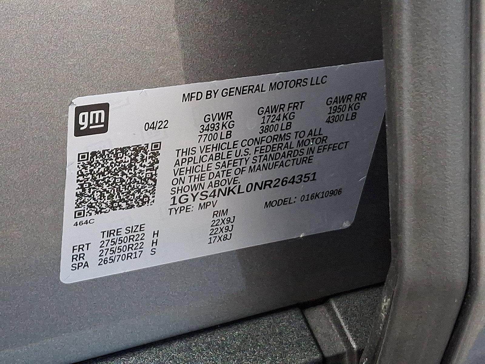 2022 Cadillac Escalade ESV 4WD Sport