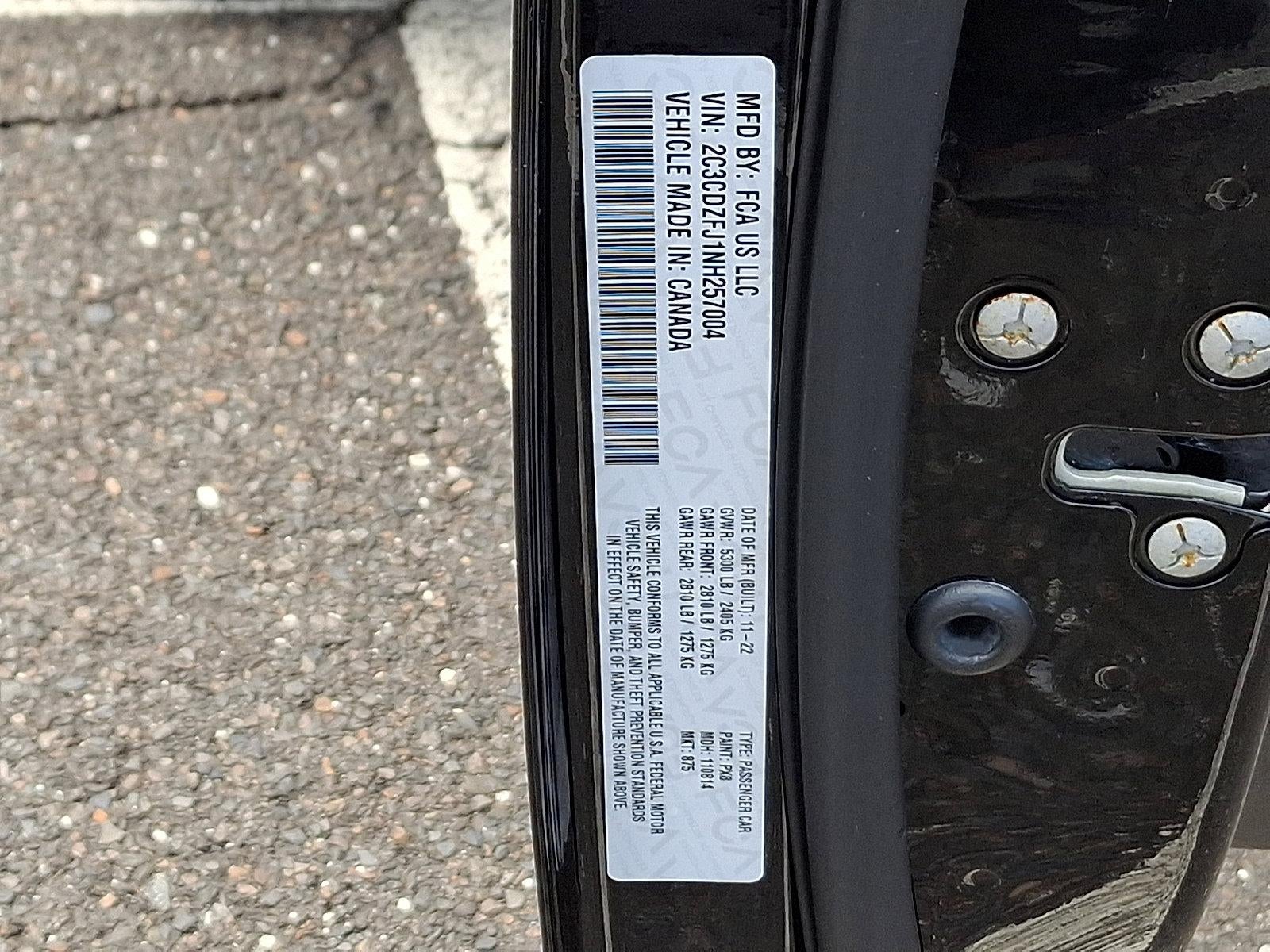 2022 Dodge Challenger R/T Scat Pack RWD