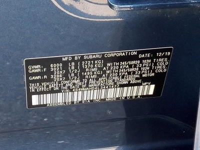 2020 Subaru Ascent Premium 7-Passenger