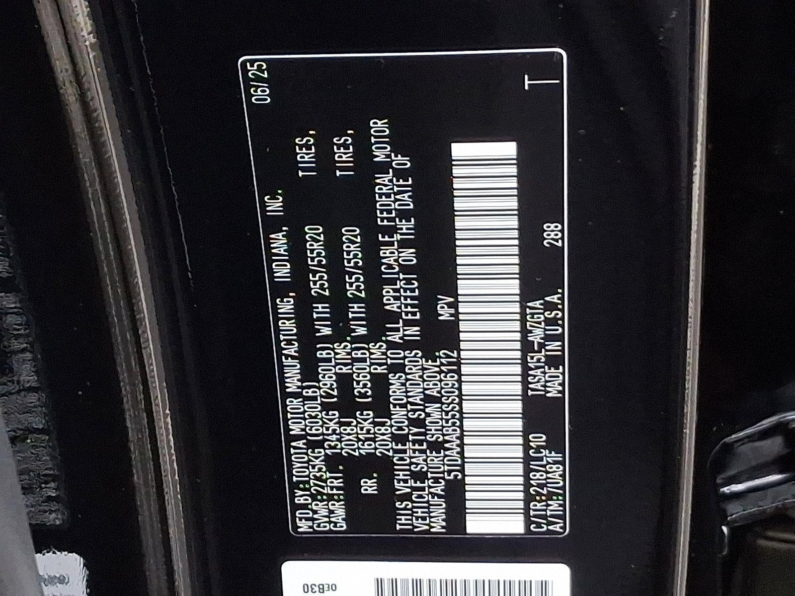 2025 Toyota Grand Highlander Limited AWD (Natl)