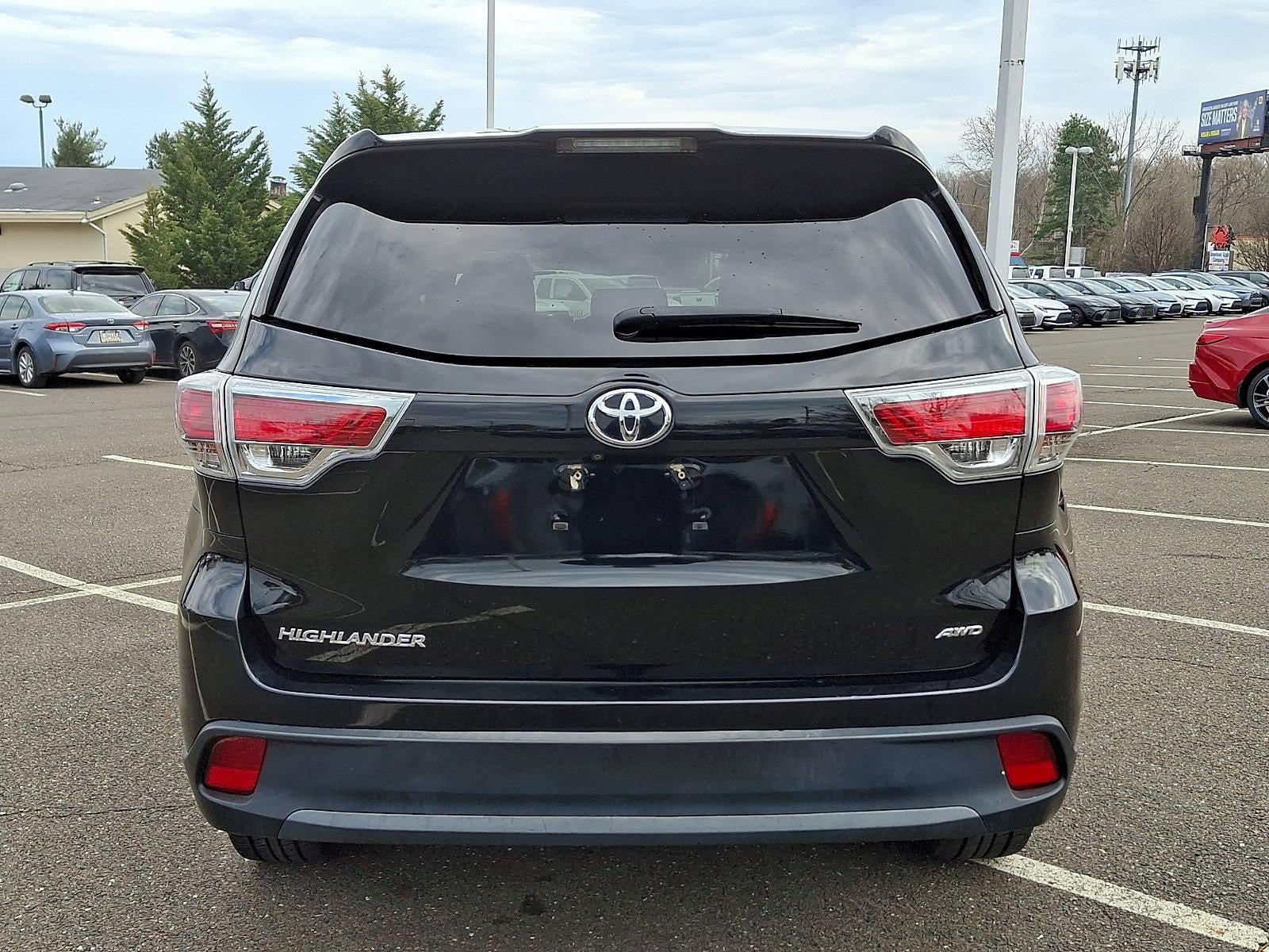 2016 Toyota Highlander AWD 4dr V6 LE (Natl)