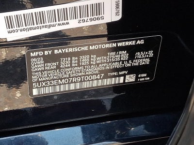 2024 BMW X7 M60i Sports Activity Vehicle