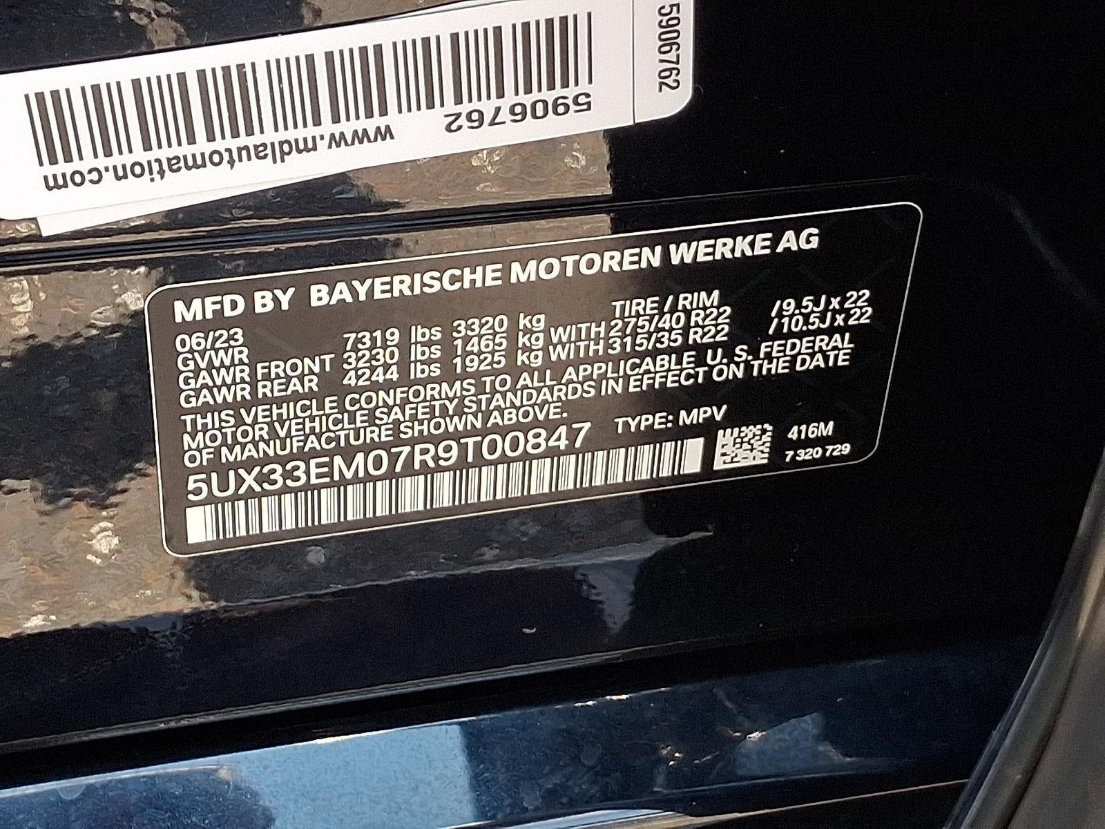 2024 BMW X7 M60i Sports Activity Vehicle