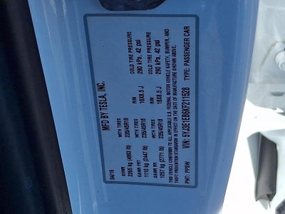 2019 Tesla Model 3 Long Range AWD