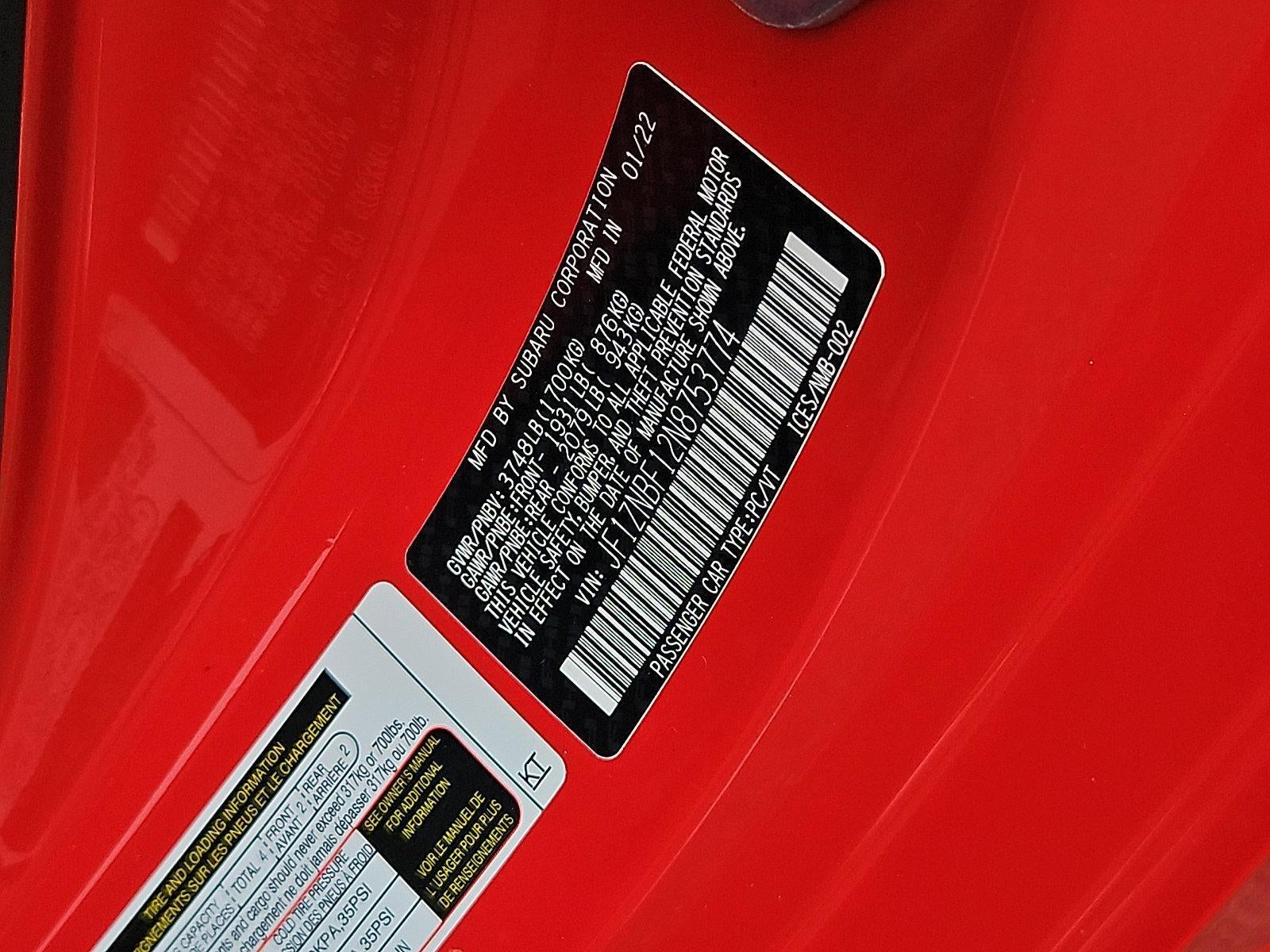 2022 Toyota GR86 Premium Auto (Natl)