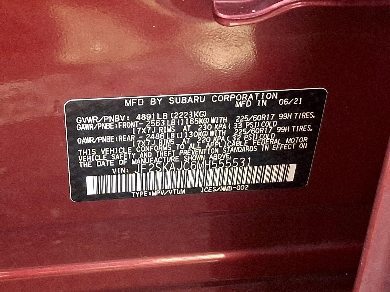 2021 Subaru Forester Premium CVT