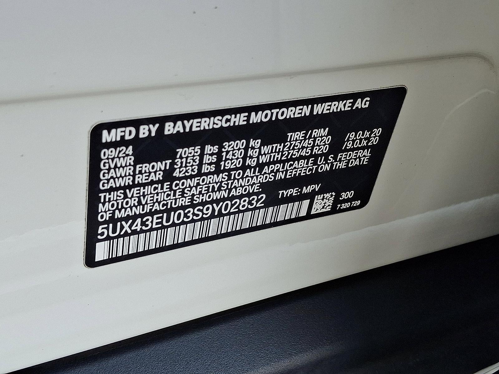 2025 BMW X5 xDrive50e Plug-In Hybrid