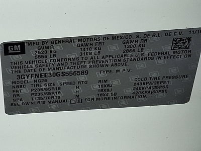 2016 Cadillac SRX AWD 4dr Luxury Collection