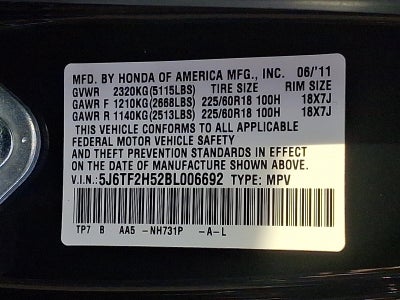 2011 Honda Accord Crosstour EX-L 4WD