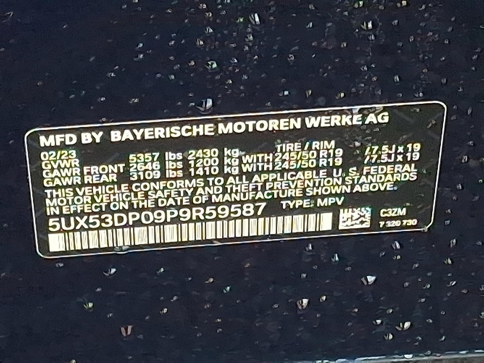 2023 BMW X3 xDrive30i Sports Activity Vehicle