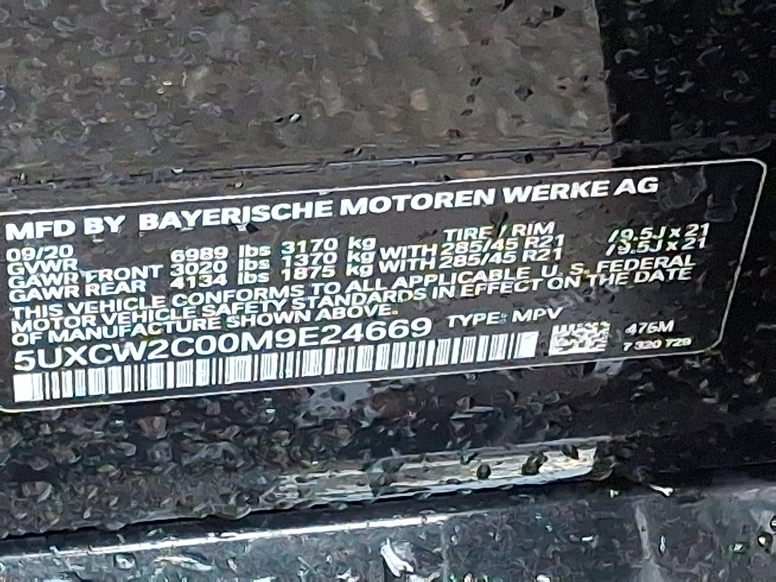 2021 BMW X7 xDrive40i Sports Activity Vehicle