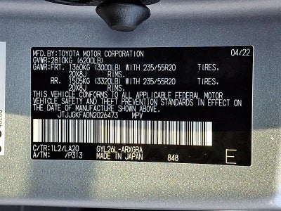 2022 Lexus RX 450h Luxury AWD