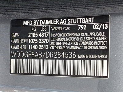 2013 Mercedes-Benz C-Class C 300 4MATIC® Sport Sedan