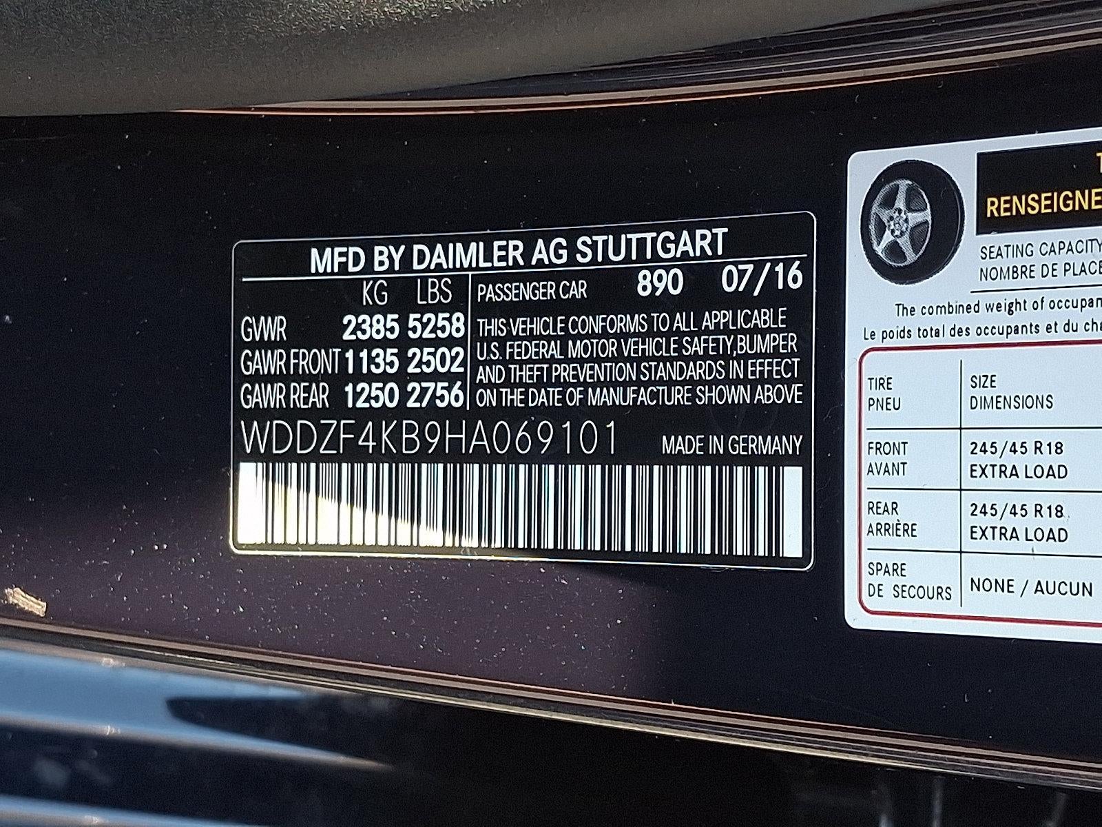 2017 Mercedes-Benz E-Class E 300 Luxury 4MATIC® Sedan