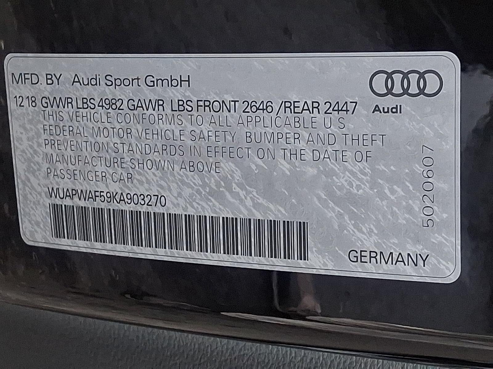 2019 Audi RS 5 Coupe 2.9 TFSI quattro