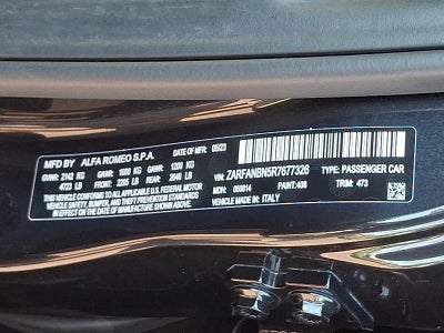 2024 Alfa Romeo Giulia Veloce AWD