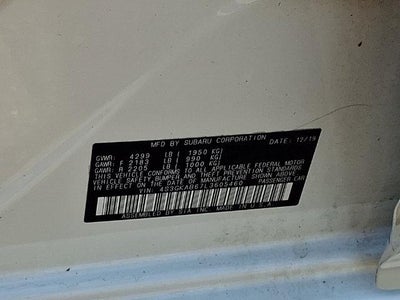 2020 Subaru Impreza 4-door CVT